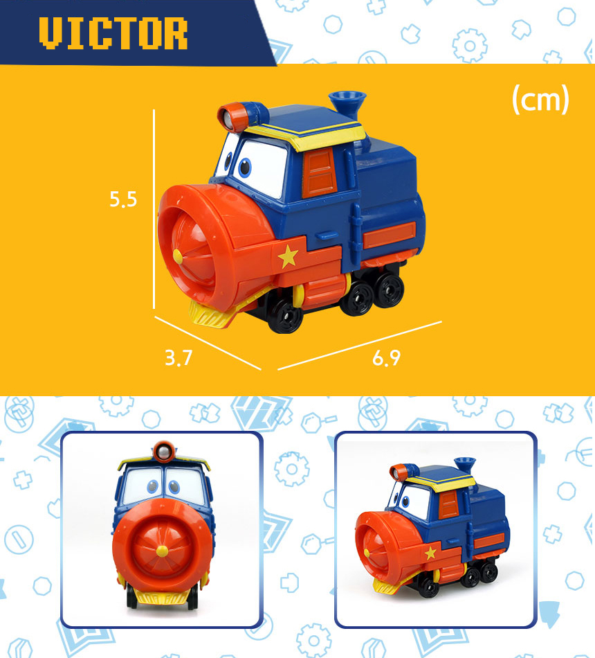 ROBOT TRAIN S2 Die Casting / Korean Animation, Toy Figure, Season 2